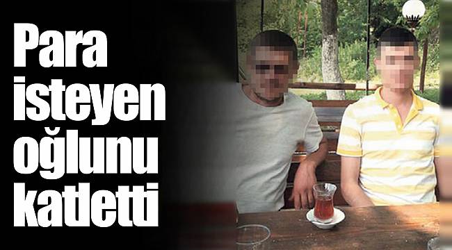 Para isteyen oğlunu katletti