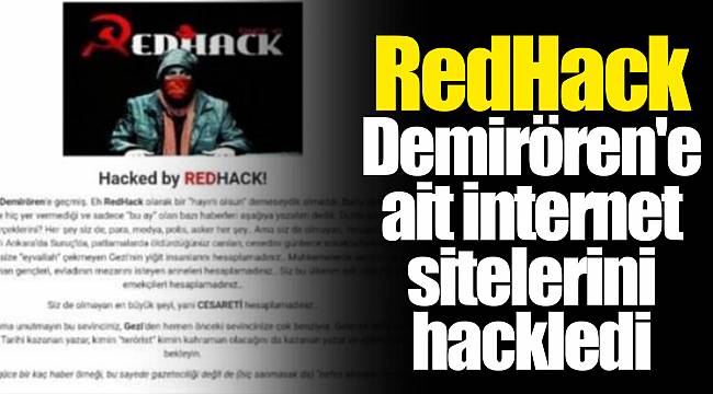 RedHack Demirören'e ait internet sitelerini hackledi
