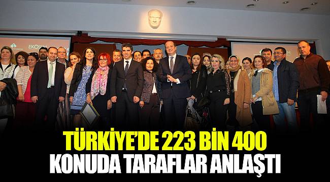 TÜRKİYE’DE 223 BİN 400 KONUDA TARAFLAR ANLAŞTI