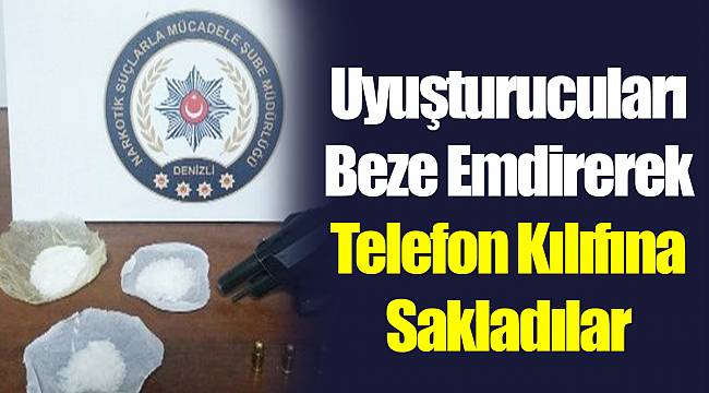 Uyuşturucuları Beze Emdirerek Telefon Kılıfına Sakladılar