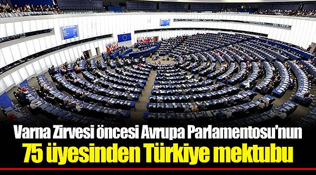 Varna Zirvesi öncesi Avrupa Parlamentosu'nun 75 üyesinden Türkiye mektubu
