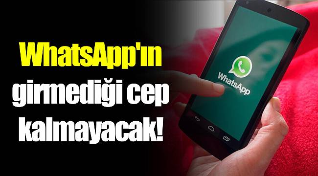 WhatsApp'ın girmediği cep kalmayacak!