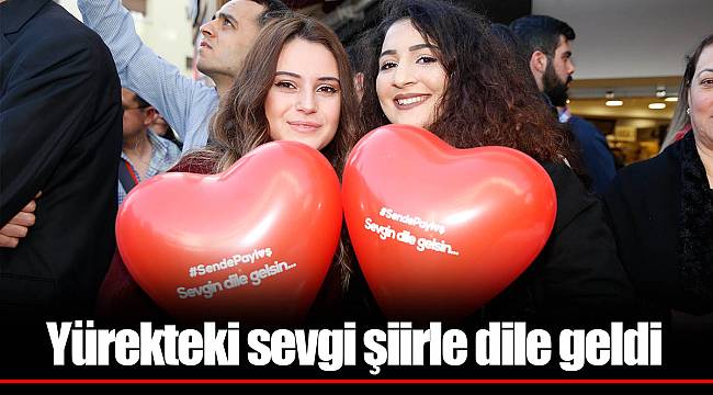 Yürekteki sevgi şiirle dile geldi