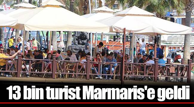 13 bin turist Marmaris'e geldi