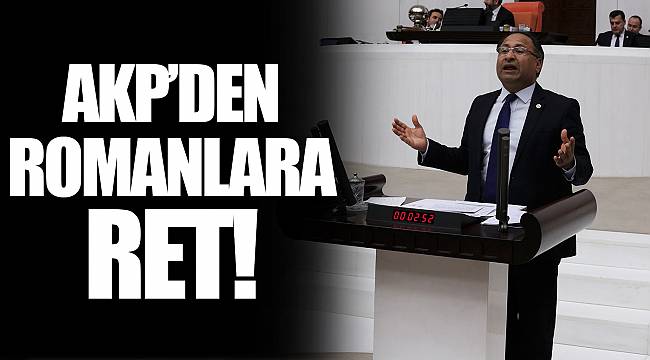 AKP'DEN ROMANLARA RET!