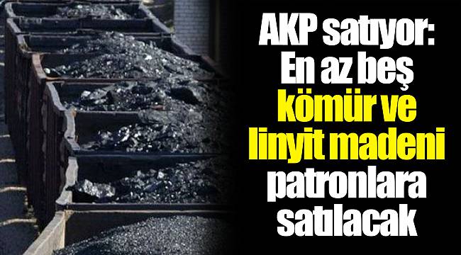 AKP satıyor: En az beş kömür ve linyit madeni patronlara satılacak