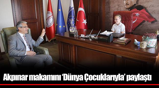 Akpınar makamını ‘Dünya Çocuklarıyla’ paylaştı
