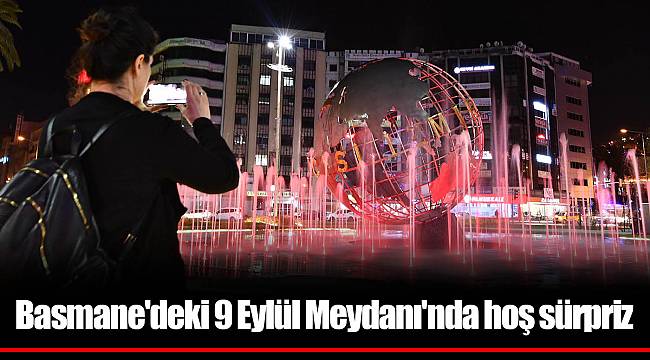 Basmane'deki 9 Eylül Meydanı'nda hoş sürpriz