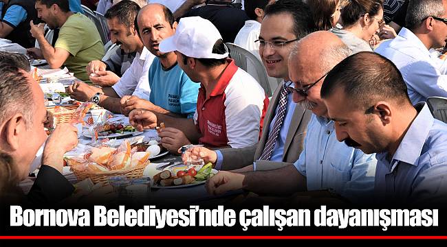 Bornova Belediyesi’nde çalışan dayanışması