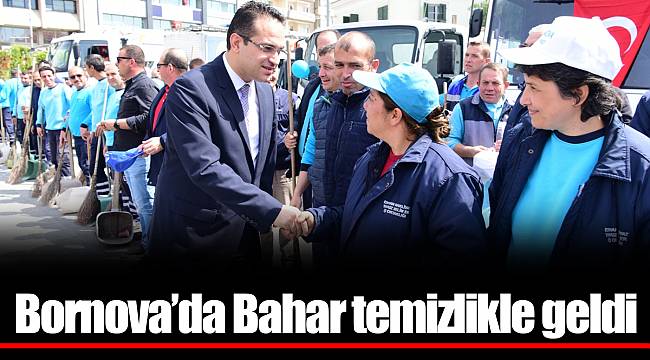 Bornova’da Bahar temizlikle geldi
