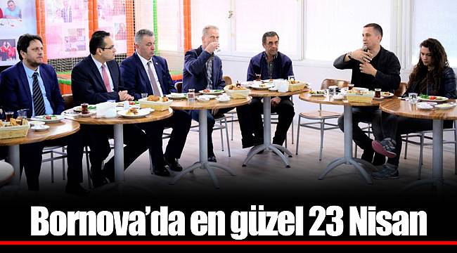 Bornova’da en güzel 23 Nisan