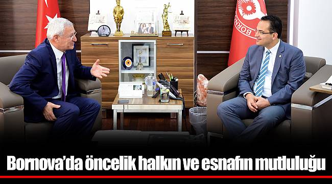 Bornova’da öncelik halkın ve esnafın mutluluğu