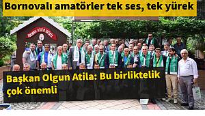 Bornovalı amatörler tek ses, tek yürek