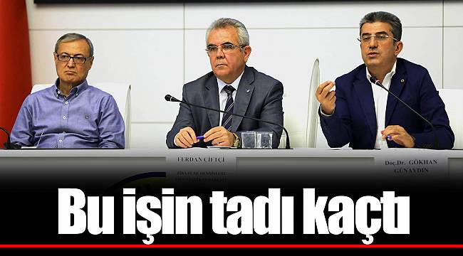 Bu işin tadı kaçtı