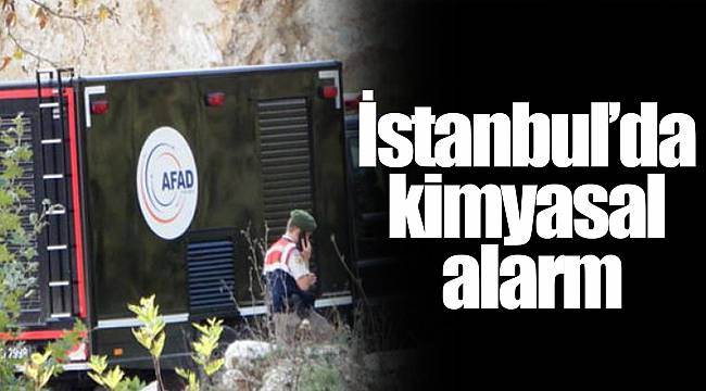 Büyükçekmece'de kimyasal alarm