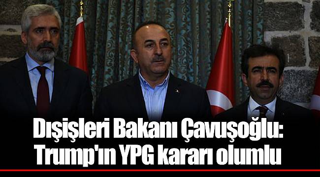 Dışişleri Bakanı Çavuşoğlu: Trump'ın YPG kararı olumlu