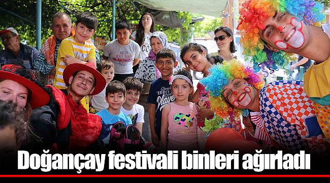 Doğançay festivali binleri ağırladı