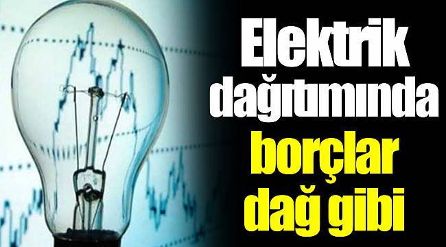 Elektrik dağıtımında borçlar dağ gibi
