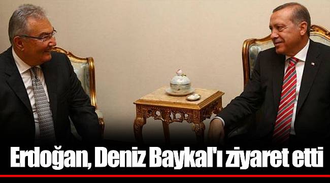 Erdoğan Deniz Baykal'ı ziyaret etti