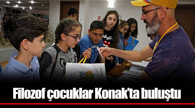 Filozof çocuklar Konak’ta buluştu