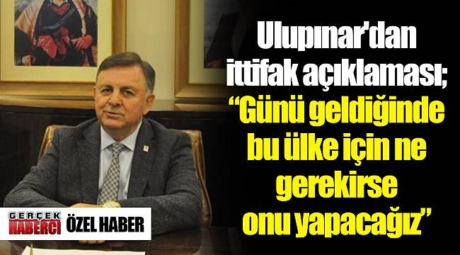 “Günü geldiğinde bu ülke için ne gerekirse onu yapacağız”