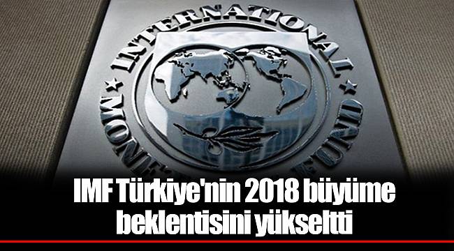 IMF Türkiye'nin 2018 büyüme beklentisini yükseltti