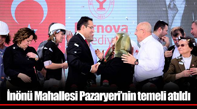 İnönü Mahallesi Pazaryeri’nin temeli atıldı