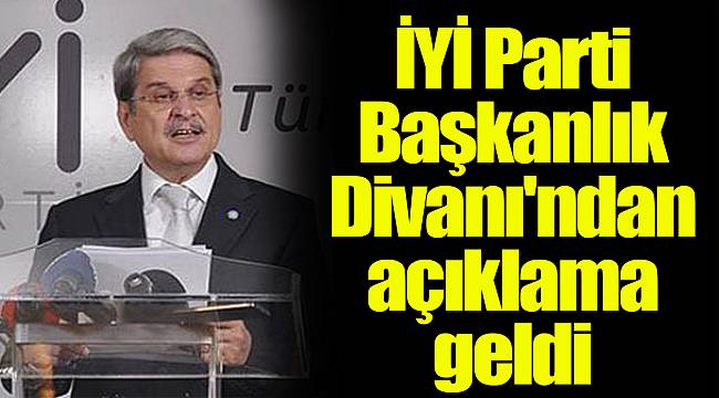 İYİ Parti Başkanlık Divanı'ndan açıklama geldi