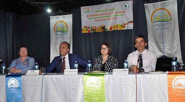 “Kadın Çiftçiler Elele, Turunçgillerde Biyoteknik Mücadele” Projesi