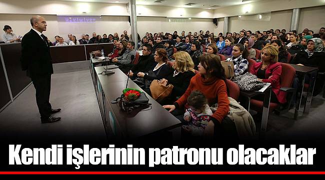 Kendi işlerinin patronu olacaklar