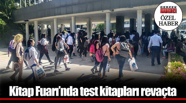 Kitap Fuarı’nda test kitapları revaçta