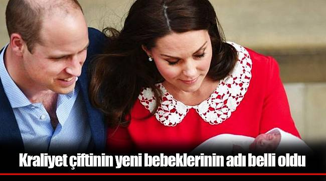 Kraliyet çiftinin yeni bebeklerinin adı belli oldu