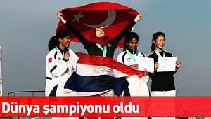 Milli tekvandocu Kübra Dağlı, dünya şampiyonu oldu!
