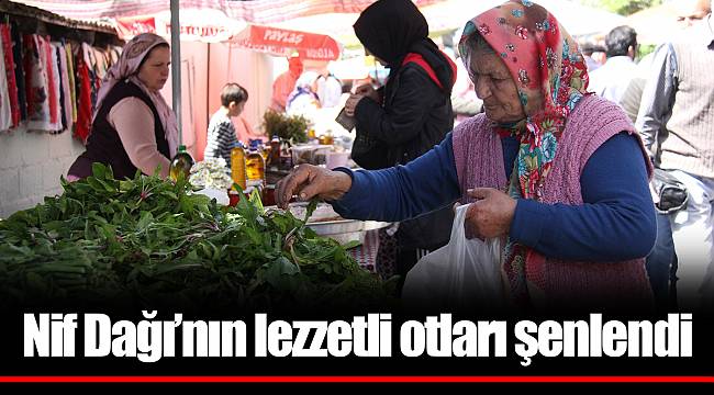Nif Dağı’nın lezzetli otları şenlendi