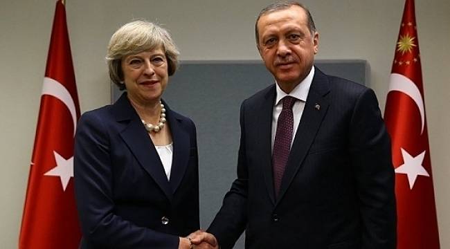 Operasyon sonrası Cumhurbaşkanı Erdoğan, İngiltere Başbakanı May ile görüştü