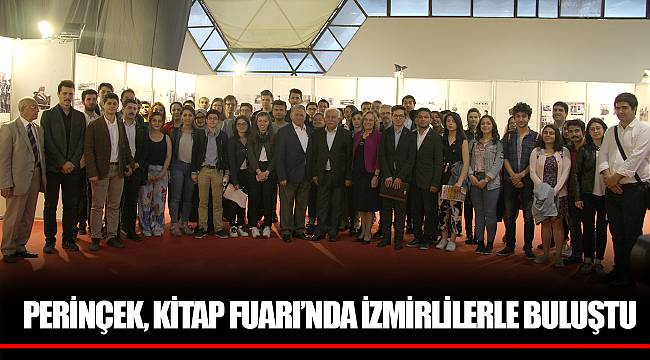 PERİNÇEK, KİTAP FUARI’NDA İZMİRLİLERLE BULUŞTU