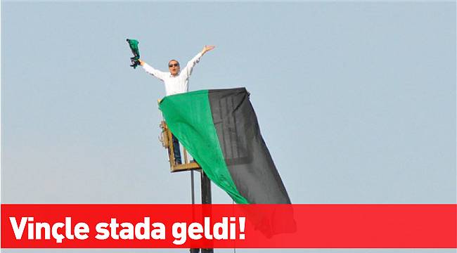 Stada girmeme cezası almıştı: Vinçle Denizlispor maçına geldi