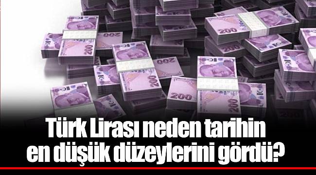 Türk Lirası neden tarihin en düşük düzeylerini gördü?
