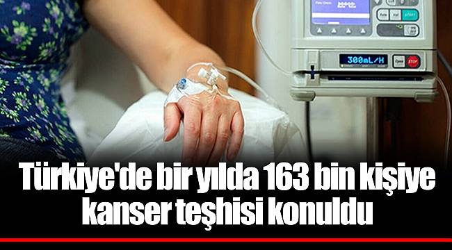 Türkiye'de bir yılda 163 bin kişiye kanser teşhisi konuldu