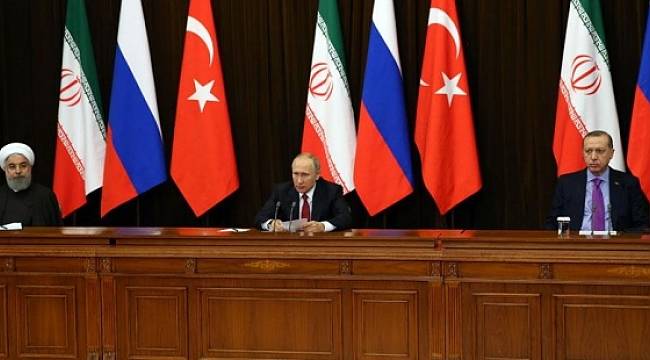 Türkiye-Rusya-İran Üçlü Zirvesi'nde "Suriye'nin toprak bütünlüğü" vurgulandı