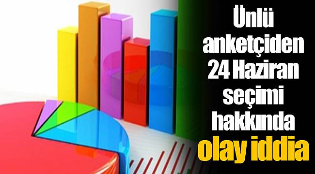 Ünlü anketçiden 24 Haziran seçimi hakkında olay iddia