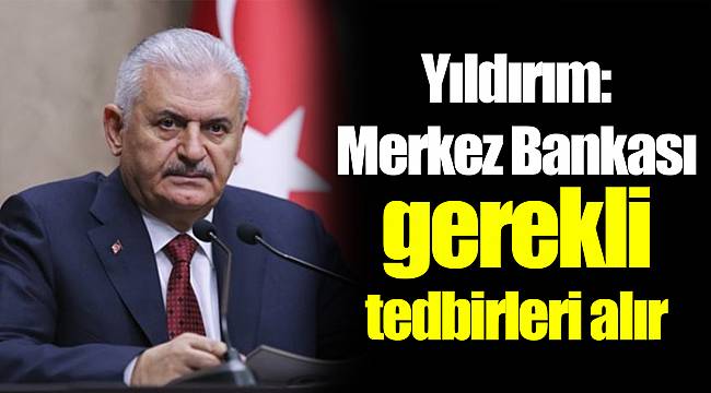 Yıldırım: Merkez Bankası gerekli tedbirleri alır