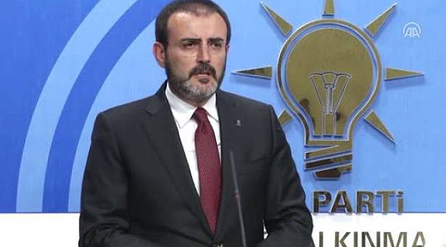 AK Parti Sözcüsü Mahir Ünal açıklama yapıyor