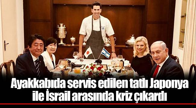 Ayakkabıda servis edilen tatlı Japonya ile İsrail arasında kriz çıkardı