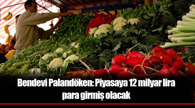 Bendevi Palandöken: Piyasaya 12 milyar lira para girmiş olacak
