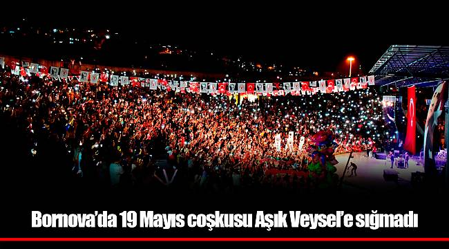 Bornova’da 19 Mayıs coşkusu Aşık Veysel’e sığmadı