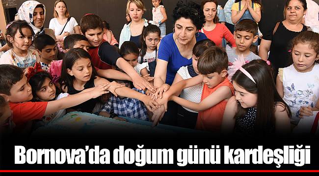 Bornova’da doğum günü kardeşliği