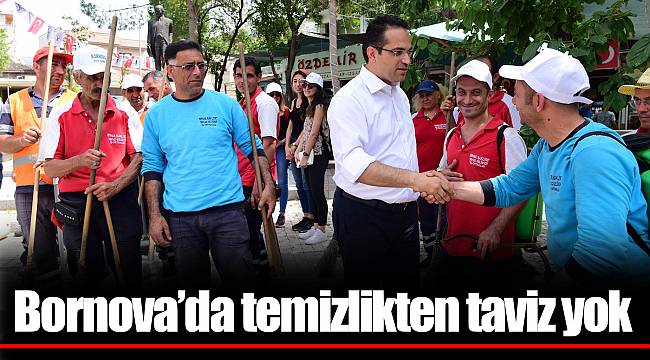 Bornova’da temizlikten taviz yok