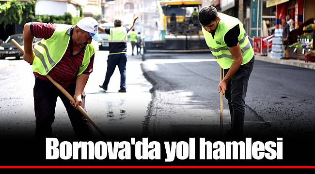 Bornova&#039;da yol hamlesi