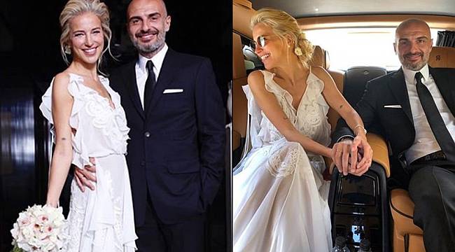 Burcu Esmersoy ile Berk Suyabatmaz evlendi